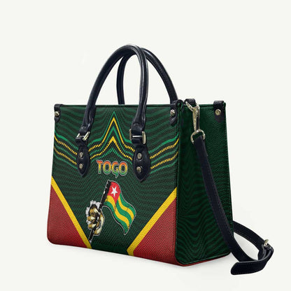 Togo Leather Bag Lion Claw Flag Sport Style - African Pride