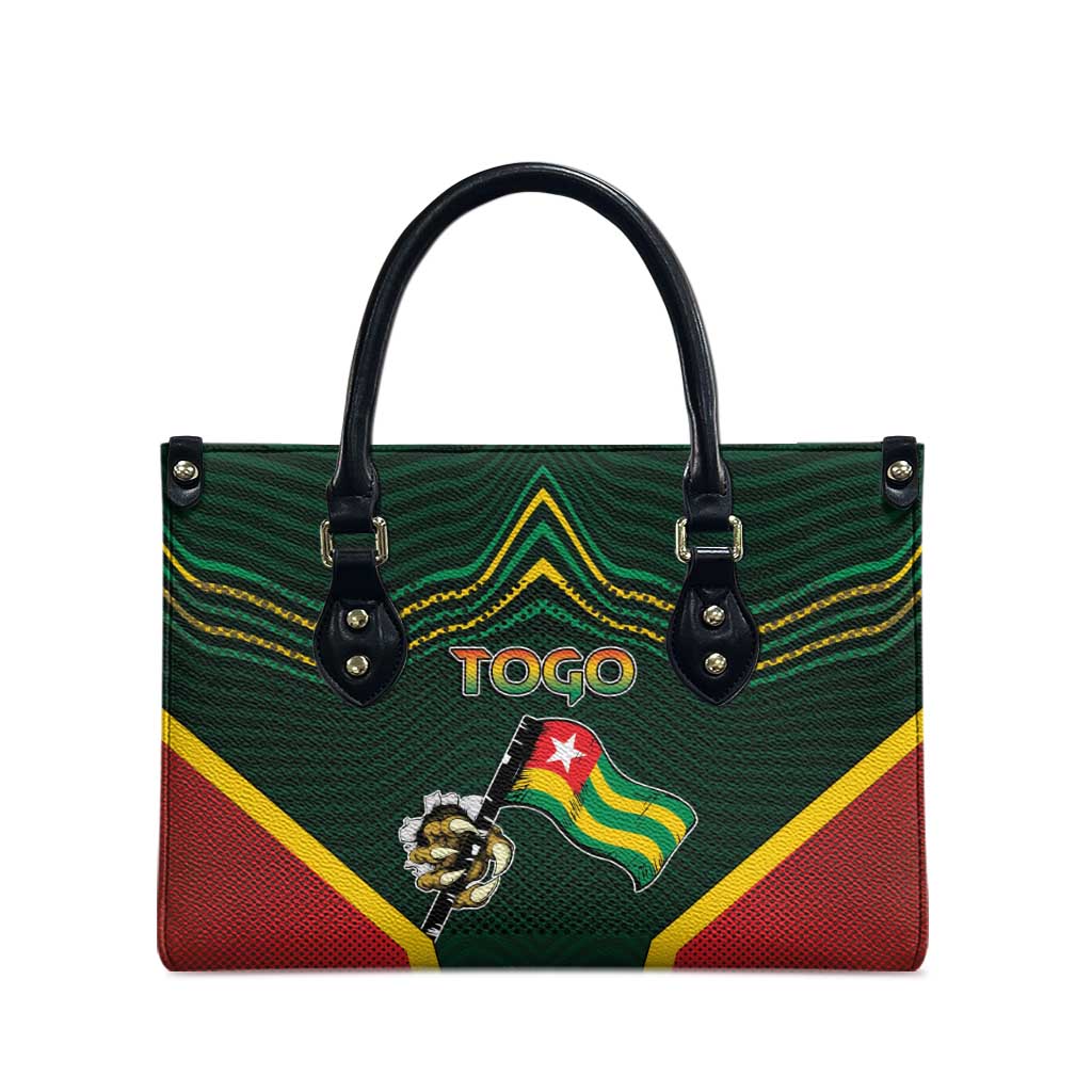 Togo Leather Bag Lion Claw Flag Sport Style - African Pride