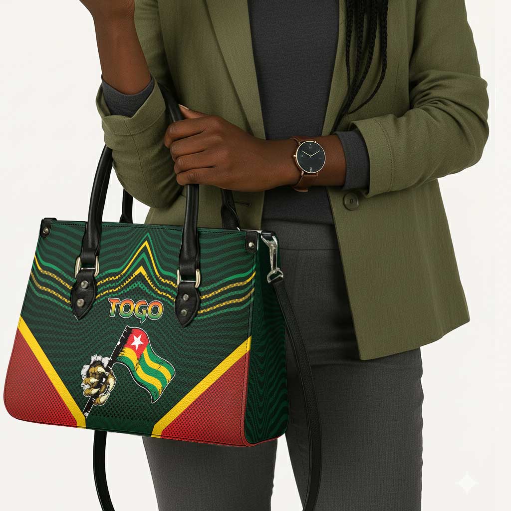 Togo Leather Bag Lion Claw Flag Sport Style - African Pride