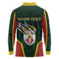 Personalized Togo Long Sleeve Polo Shirt Lion Claw Flag Sport Style - African Pride