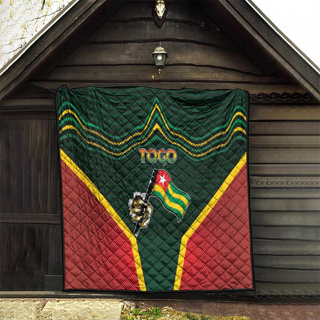 Togo Quilt Lion Claw Flag Sport Style - African Pride