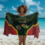 Togo Sarong Lion Claw Flag Sport Style - African Pride