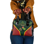 Togo Shoulder Handbag Lion Claw Flag Sport Style - African Pride