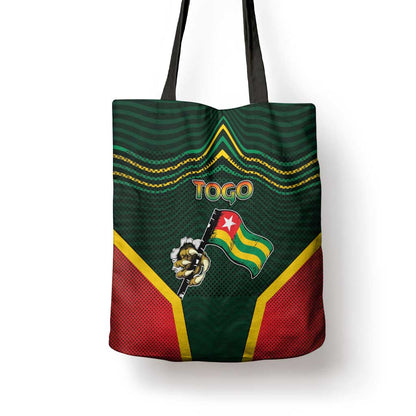 Togo Tote Bag Lion Claw Flag Sport Style - African Pride