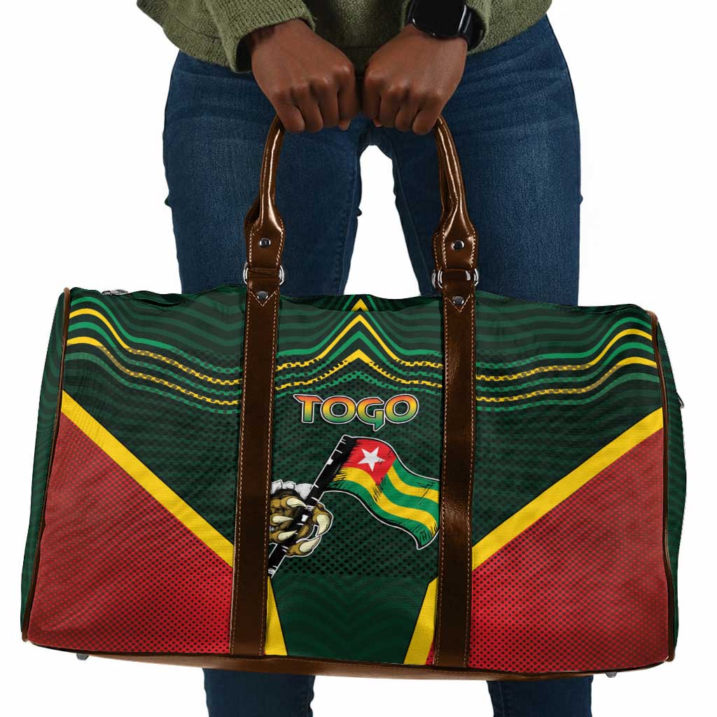 Togo Travel Bag Lion Claw Flag Sport Style - African Pride