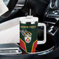Personalized Togo Tumbler With Handle Lion Claw Flag Sport Style - African Pride