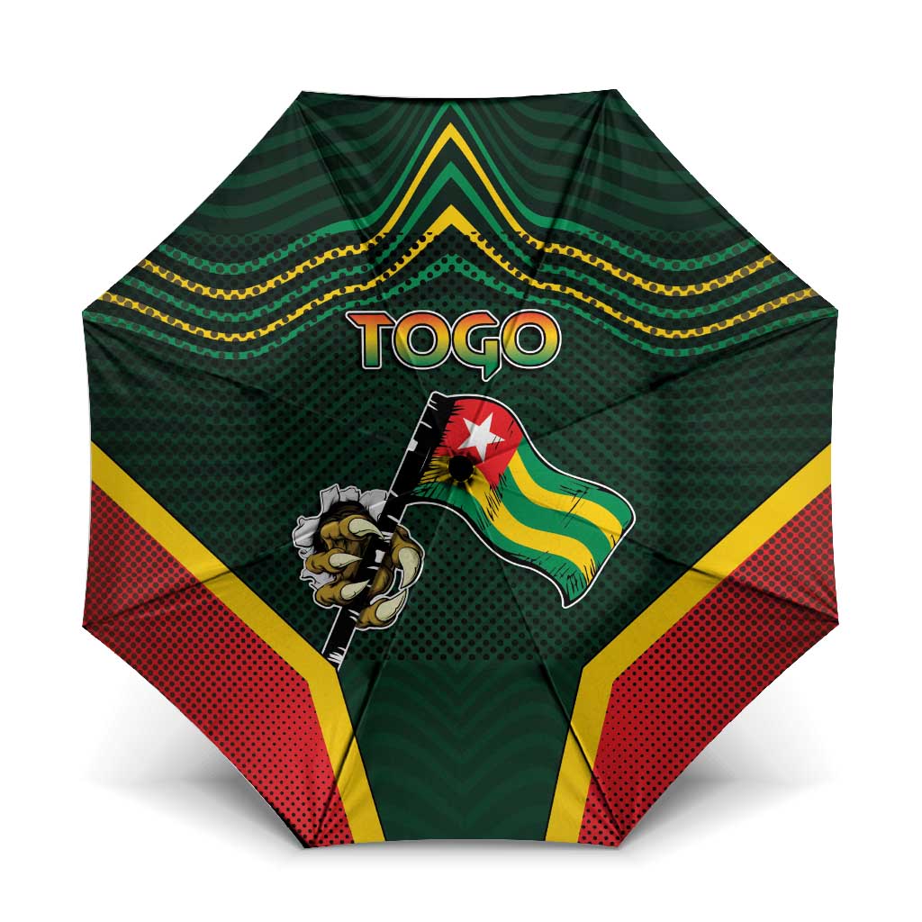 Togo Umbrella Lion Claw Flag Sport Style - African Pride