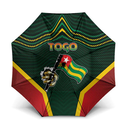 Togo Umbrella Lion Claw Flag Sport Style - African Pride