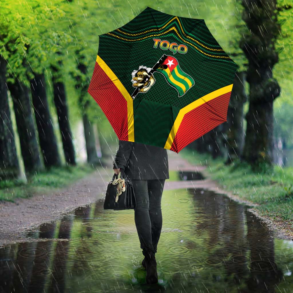 Togo Umbrella Lion Claw Flag Sport Style - African Pride