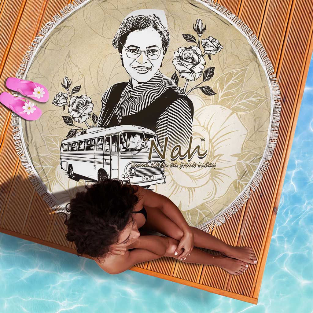 Nah Rosa Parks African Beach Blanket Black Women History - African Pride
