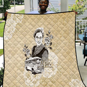 Nah Rosa Parks African Quilt Black Women History - African Pride