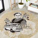 Nah Rosa Parks African Round Carpet Black Women History - African Pride