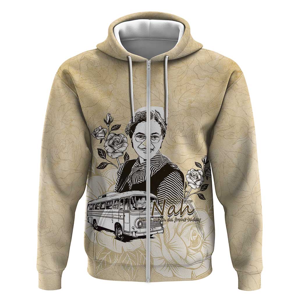 Nah Rosa Parks African Zip Hoodie Black Women History - African Pride