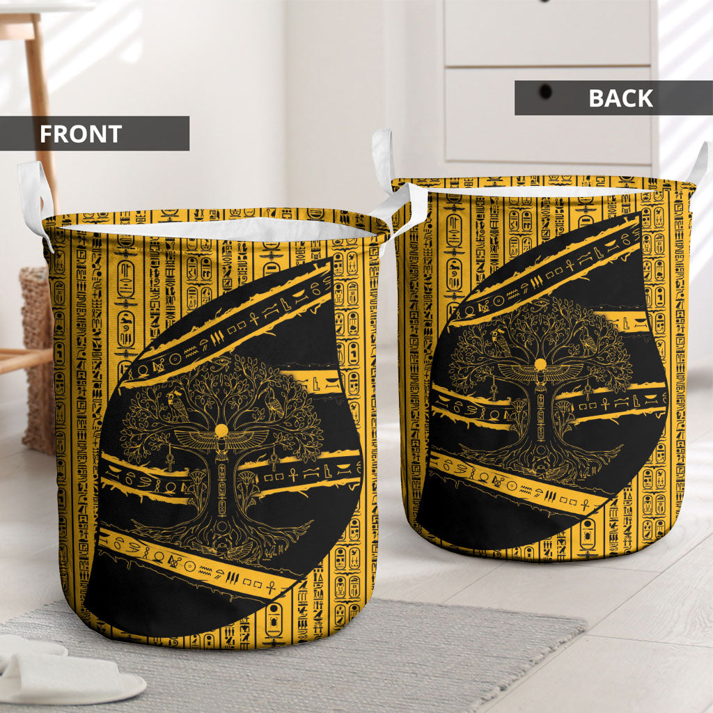 Egypt Tree Of Life Laundry Basket The Fig In Ancient Egyptian