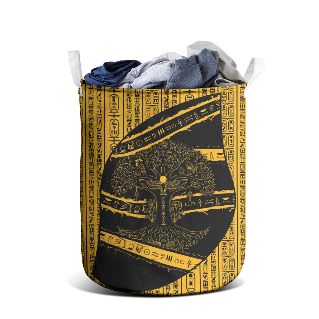 Egypt Tree Of Life Laundry Basket The Fig In Ancient Egyptian