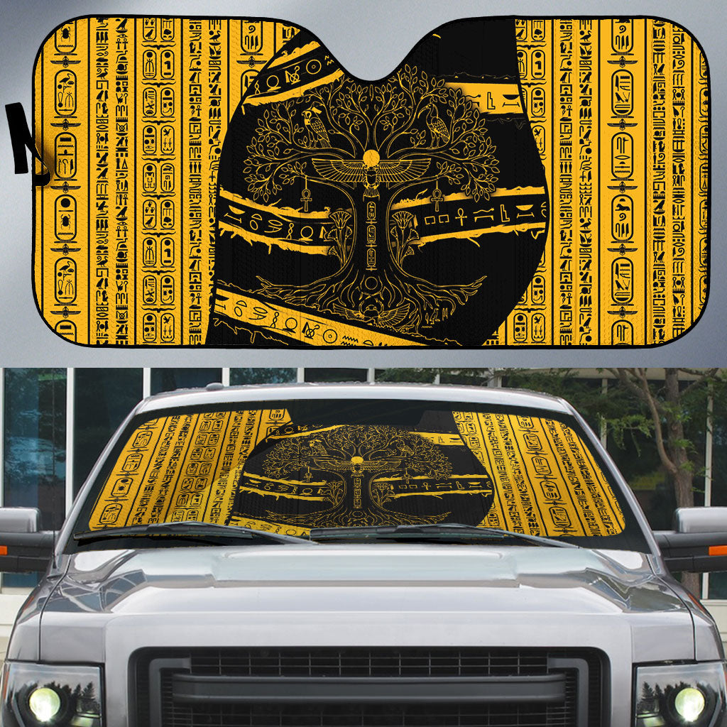 Egypt Tree Of Life Auto Sun Shade The Fig In Ancient Egyptian