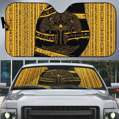 Egypt Tree Of Life Auto Sun Shade The Fig In Ancient Egyptian
