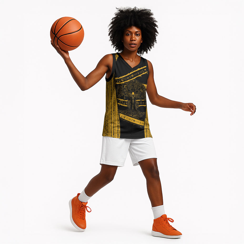 Egypt Tree Of Life Basketball Jersey The Fig In Ancient Egyptian