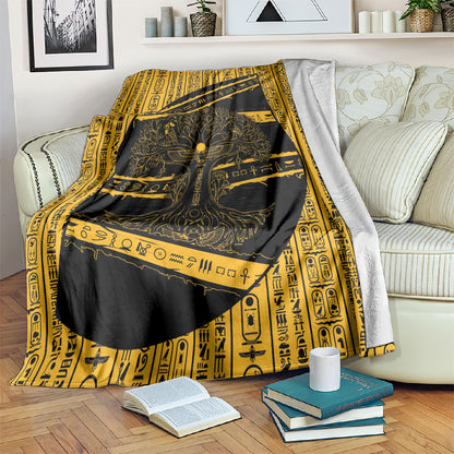 Egypt Tree Of Life Blanket The Fig In Ancient Egyptian