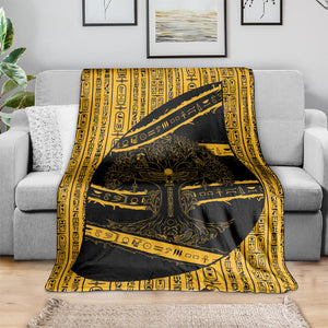 Egypt Tree Of Life Blanket The Fig In Ancient Egyptian