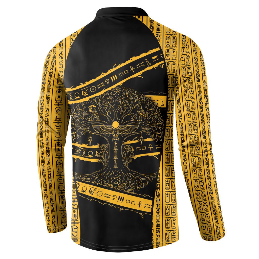Egypt Tree Of Life Button Sweatshirt The Fig In Ancient Egyptian