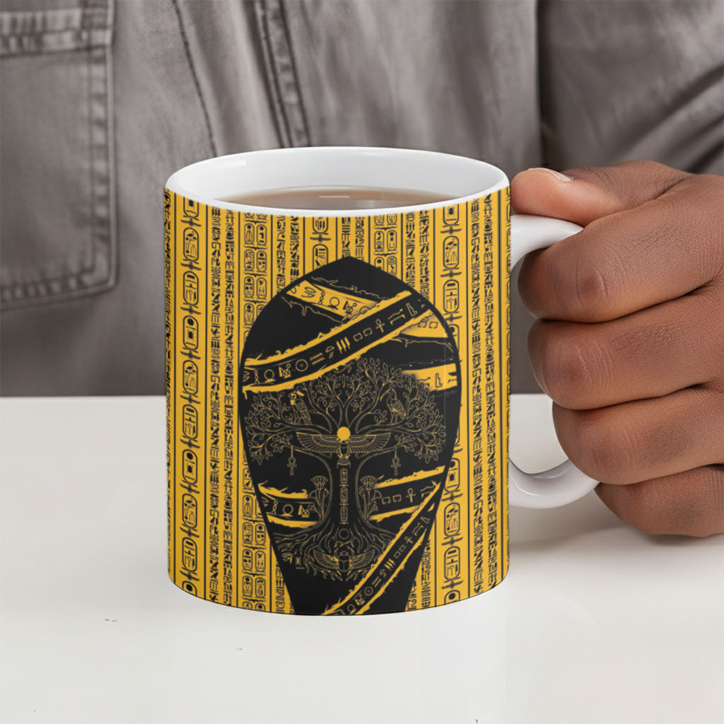 Egypt Tree Of Life Ceramic Mug The Fig In Ancient Egyptian