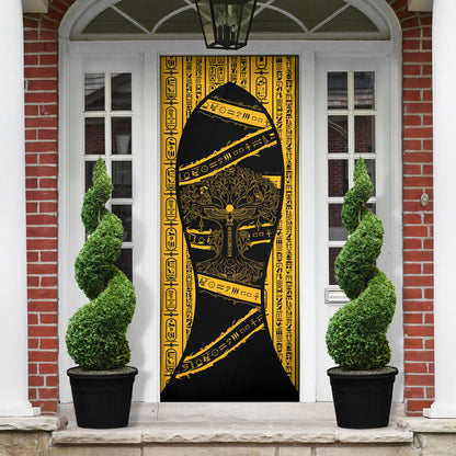 Egypt Tree Of Life Door Cover The Fig In Ancient Egyptian