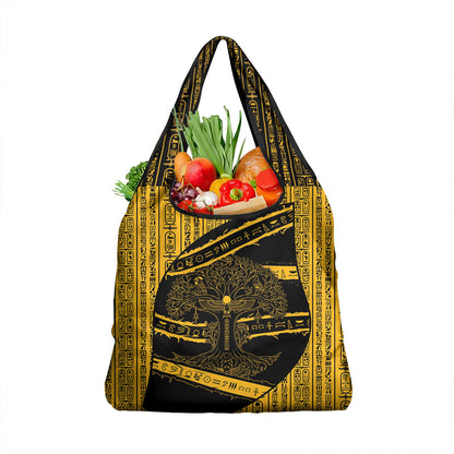 Egypt Tree Of Life Grocery Bag The Fig In Ancient Egyptian