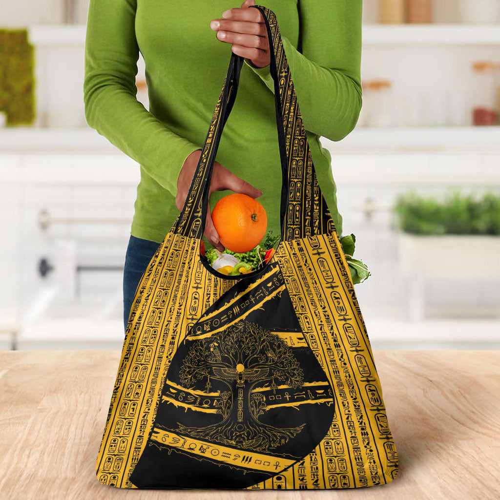 Egypt Tree Of Life Grocery Bag The Fig In Ancient Egyptian