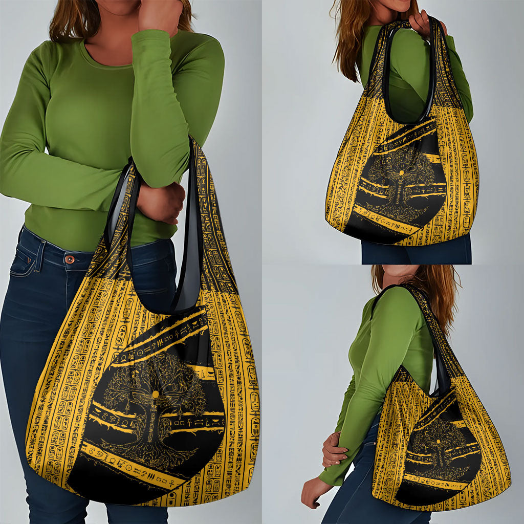 Egypt Tree Of Life Grocery Bag The Fig In Ancient Egyptian