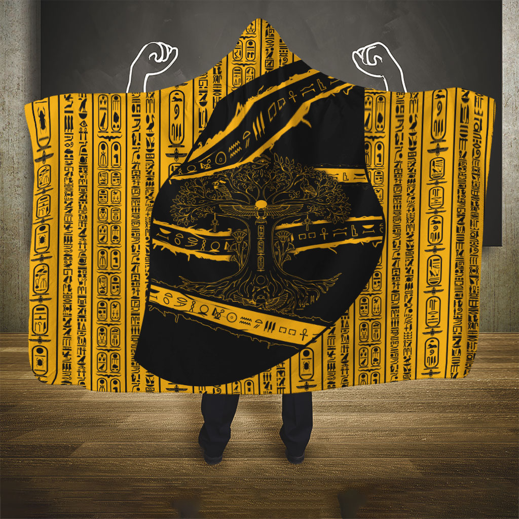 Egypt Tree Of Life Hooded Blanket The Fig In Ancient Egyptian