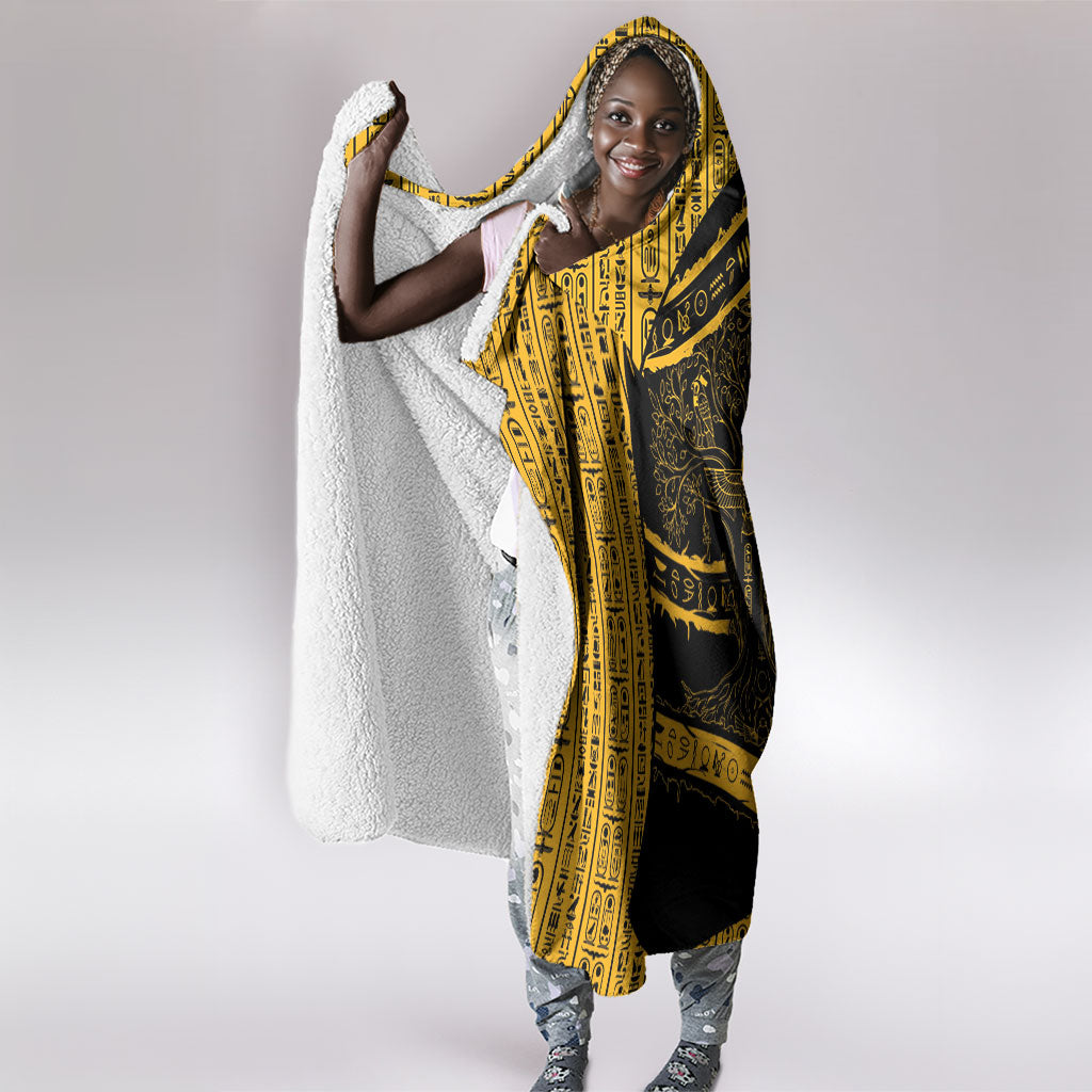 Egypt Tree Of Life Hooded Blanket The Fig In Ancient Egyptian