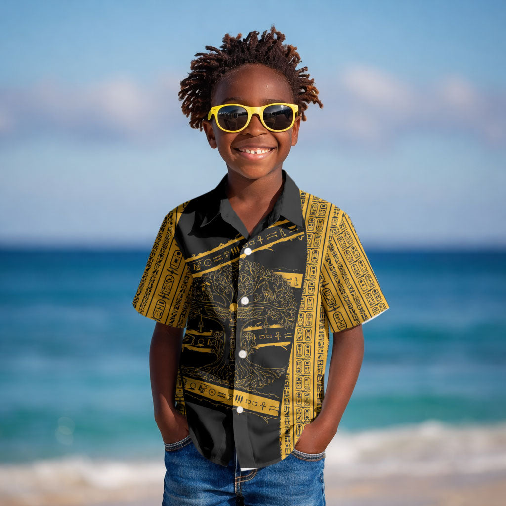 Egypt Tree Of Life Kid Hawaiian Shirt The Fig In Ancient Egyptian