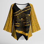 Egypt Tree Of Life Kimono Sleeve Blouse The Fig In Ancient Egyptian