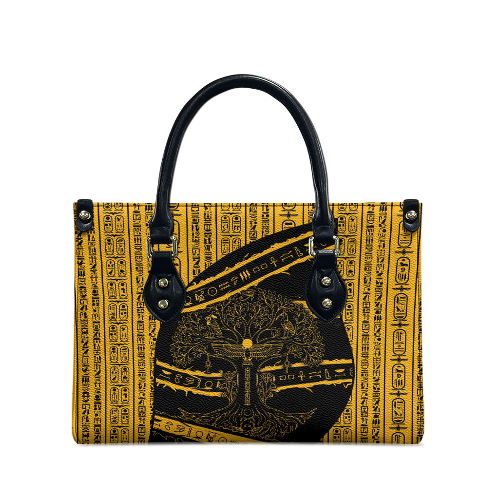 Egypt Tree Of Life Leather Bag The Fig In Ancient Egyptian