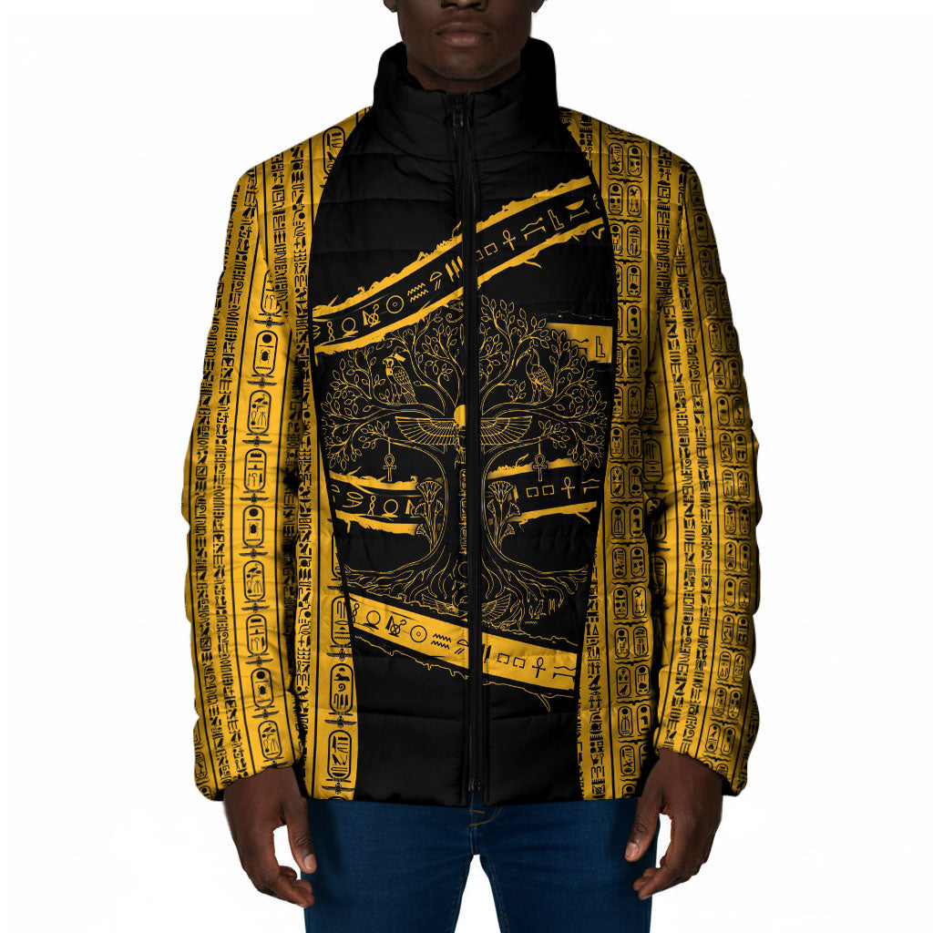 Egypt Tree Of Life Padded Jacket The Fig In Ancient Egyptian