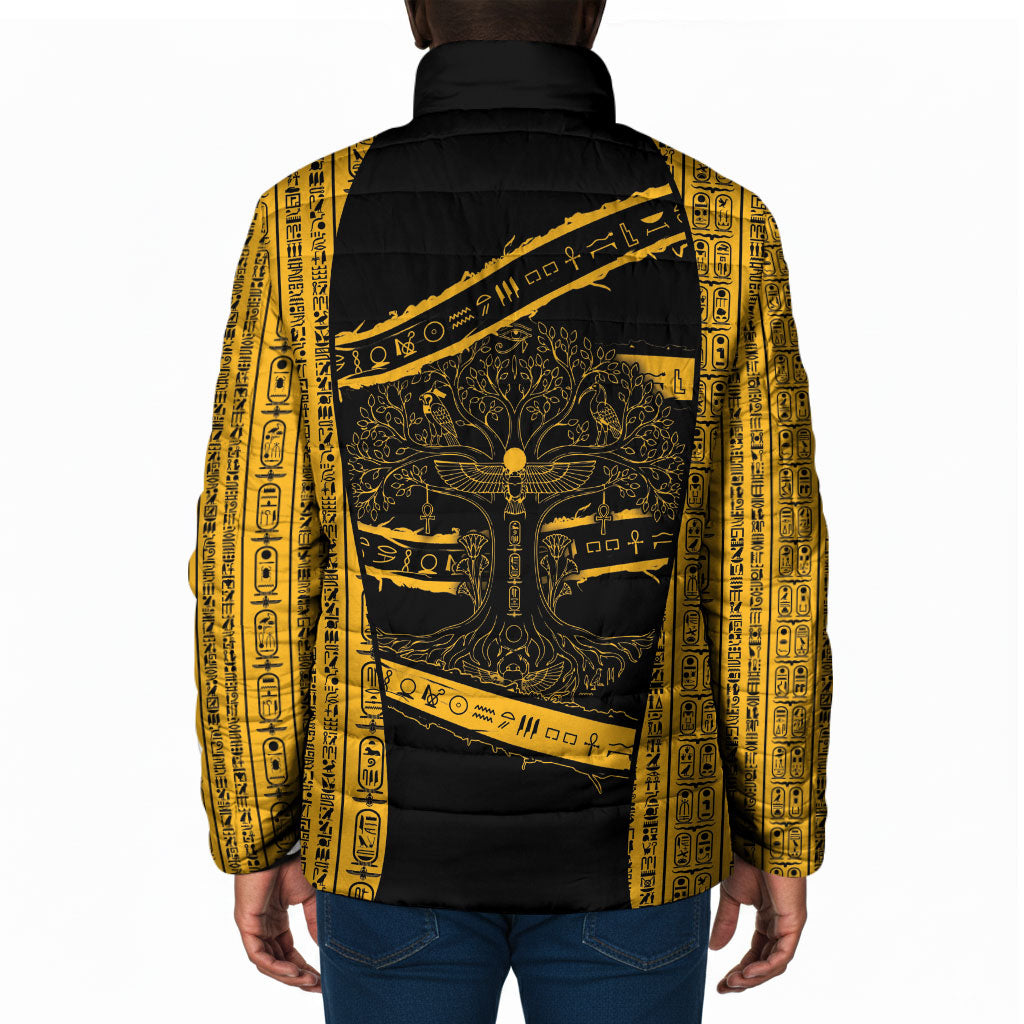 Egypt Tree Of Life Padded Jacket The Fig In Ancient Egyptian