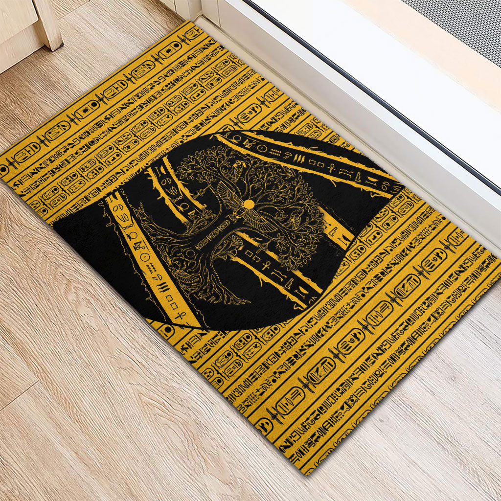 Egypt Tree Of Life Rubber Doormat The Fig In Ancient Egyptian