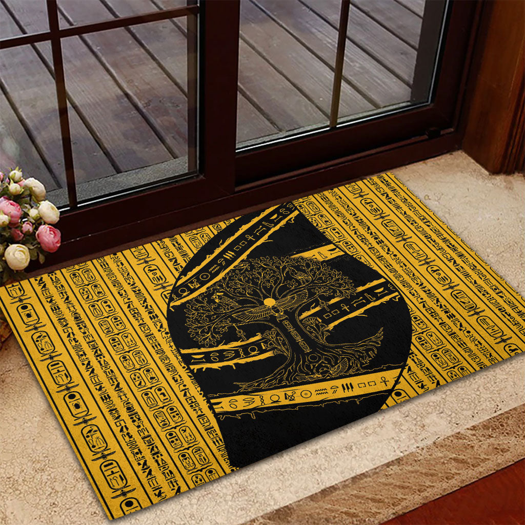 Egypt Tree Of Life Rubber Doormat The Fig In Ancient Egyptian