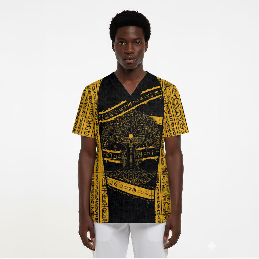 Egypt Tree Of Life Scrub Top The Fig In Ancient Egyptian