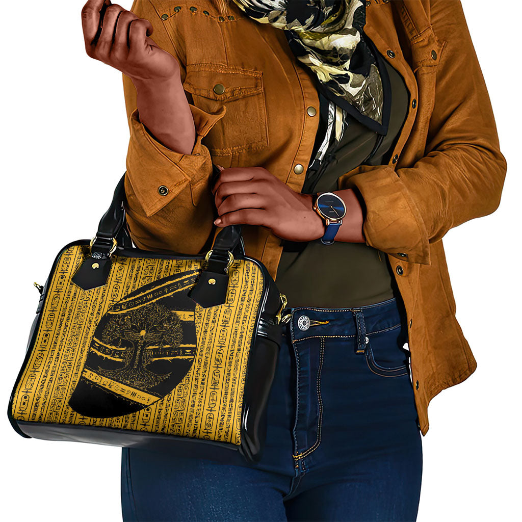 Egypt Tree Of Life Shoulder Handbag The Fig In Ancient Egyptian
