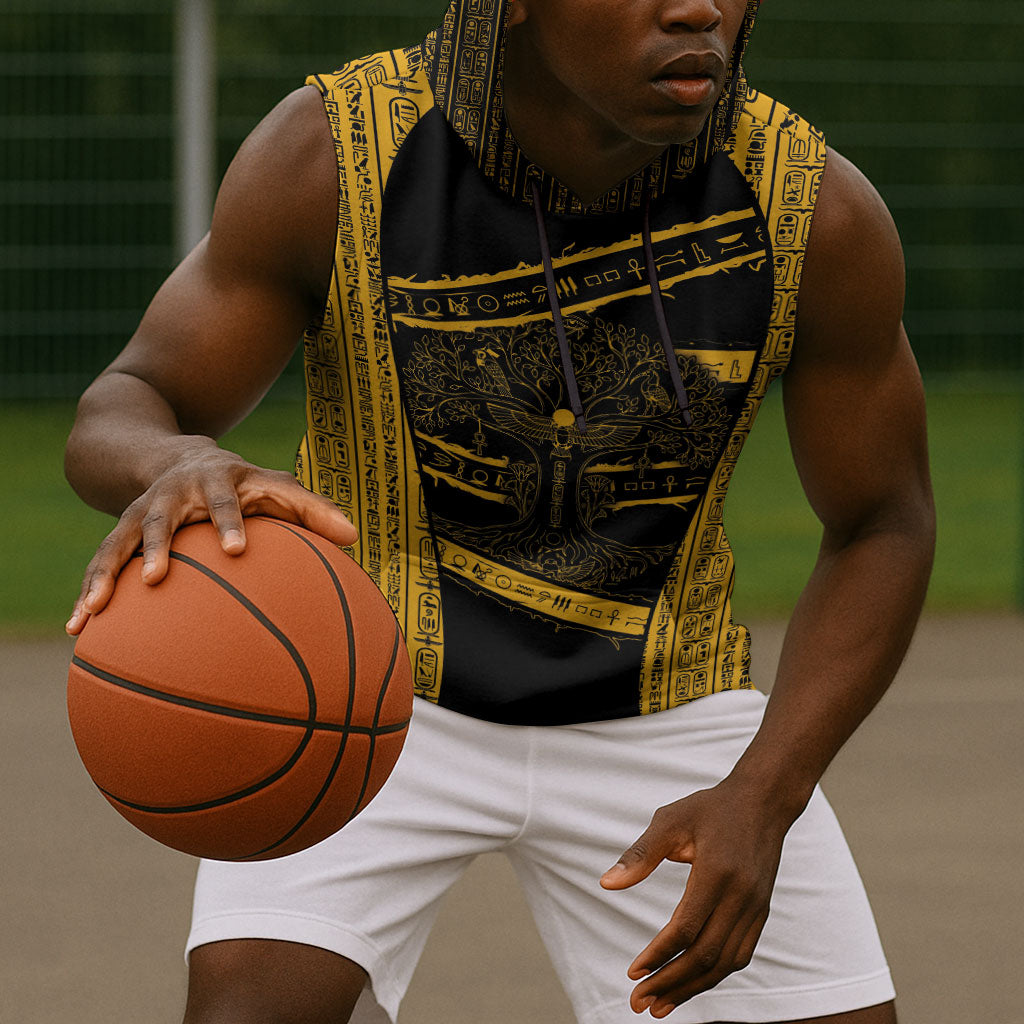 Egypt Tree Of Life Sleeveless Hoodie The Fig In Ancient Egyptian