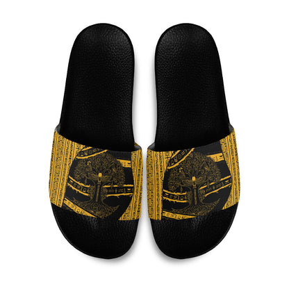 Egypt Tree Of Life Slide Sandals The Fig In Ancient Egyptian