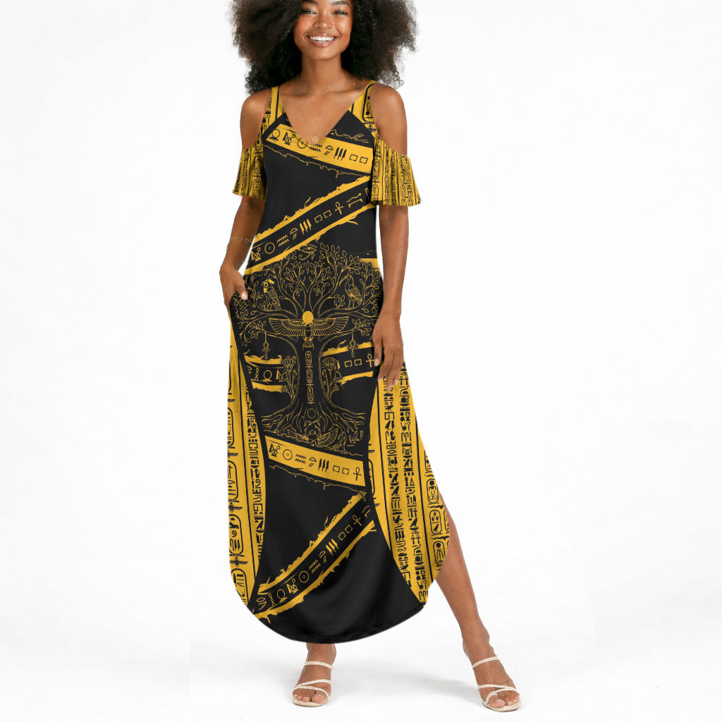 Egypt Tree Of Life Summer Maxi Dress The Fig In Ancient Egyptian