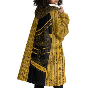 Egypt Tree Of Life Wearable Blanket Hoodie The Fig In Ancient Egyptian