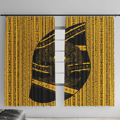 Egypt Tree Of Life Window Curtain The Fig In Ancient Egyptian