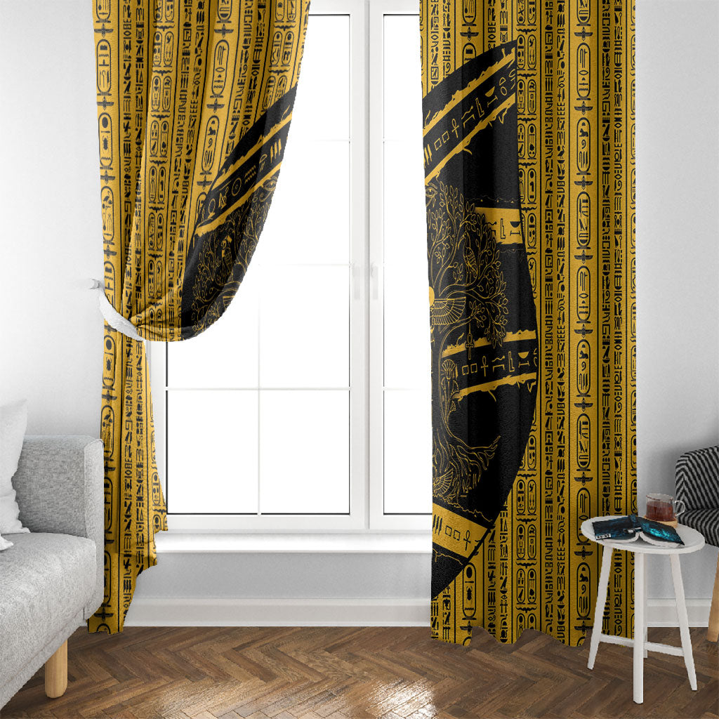 Egypt Tree Of Life Window Curtain The Fig In Ancient Egyptian