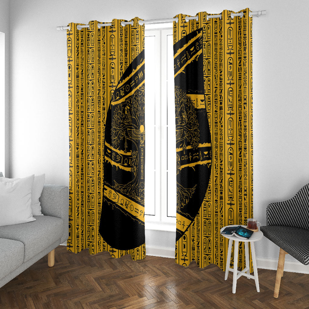 Egypt Tree Of Life Window Curtain The Fig In Ancient Egyptian