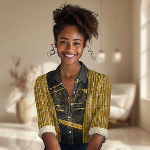 Egypt Tree Of Life Women Casual Shirt The Fig In Ancient Egyptian