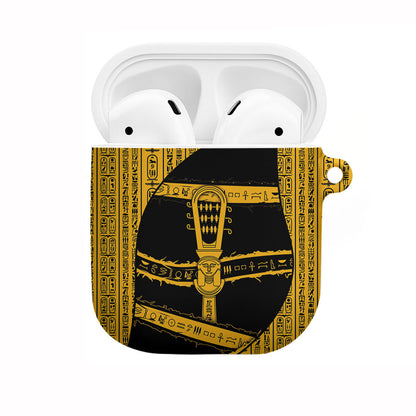 Egypt Sistrum AirPods Case Ancient Mythology Sacred Rattling Instrument